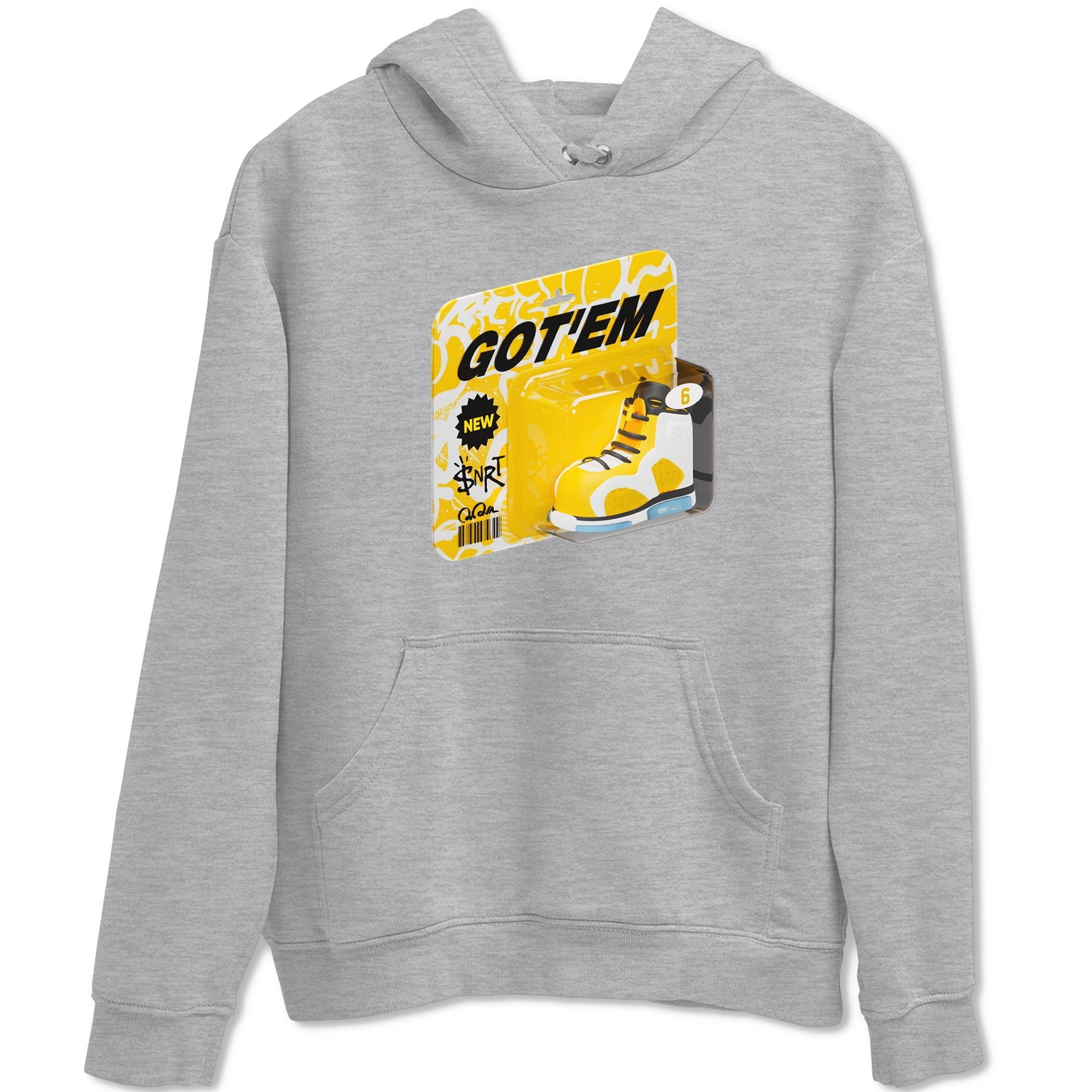 Vintage Toy Packaging snkmatch Tee - Air Jordan 6 Yellow Ochre