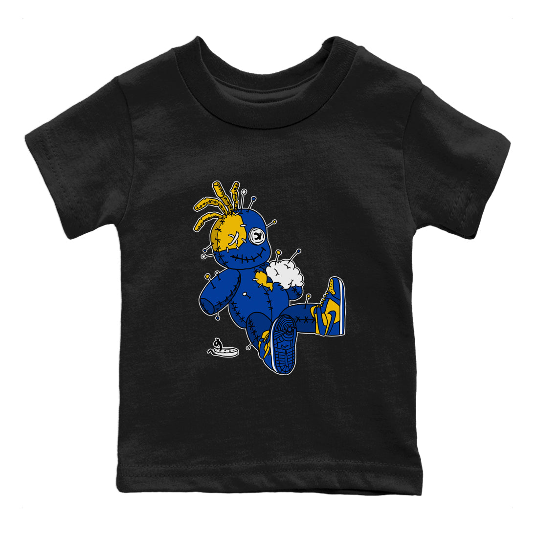 Voodoo Doll Kids Tops - Air Jordan 1 Game Royal Varsity Maize