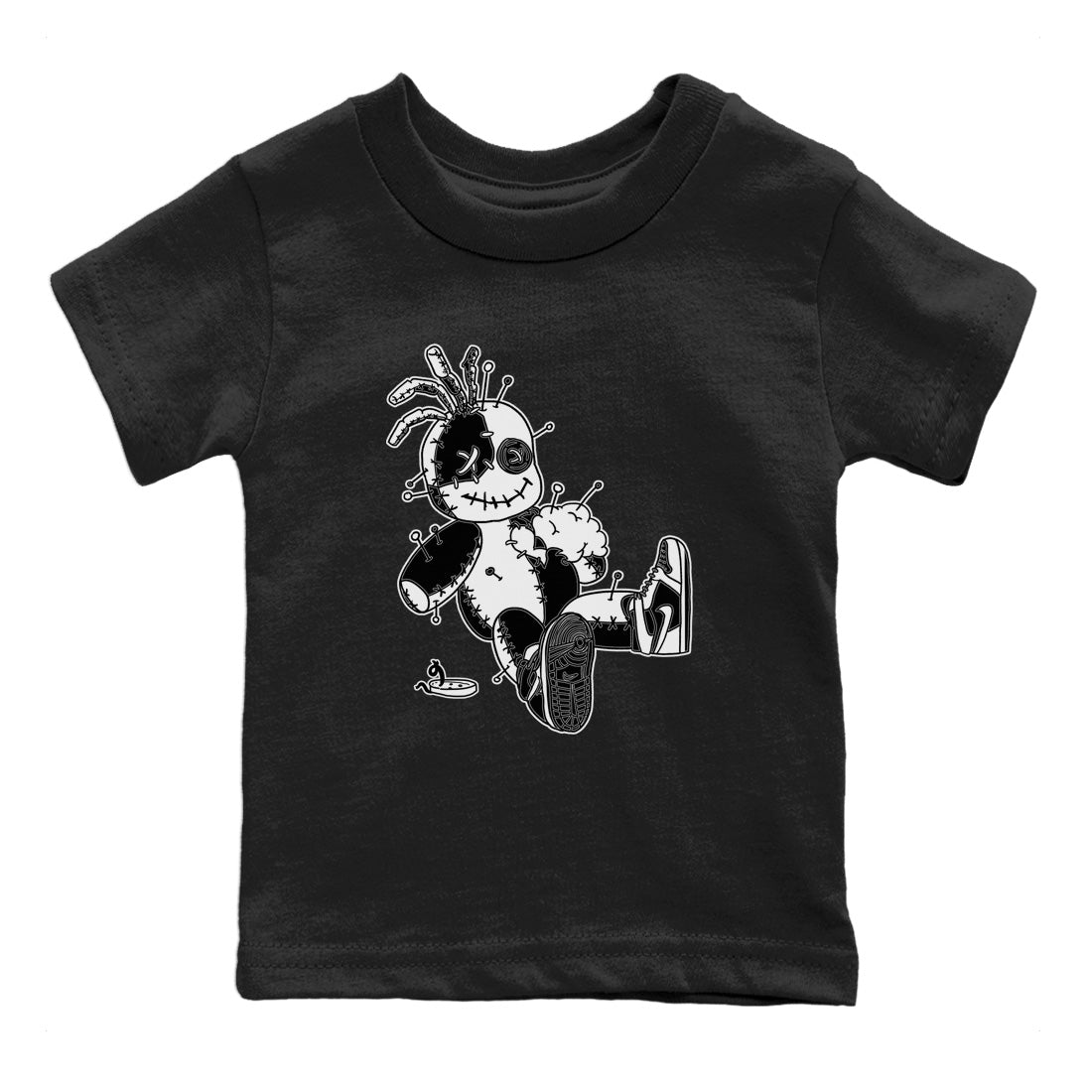 Voodoo Doll Kids Tops - Air Jordan 1 Homage