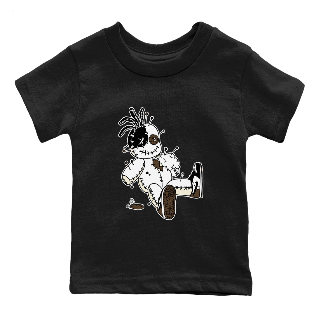 Voodoo Doll snkmatch Tees Kids - Air Jordan 1 Mocha