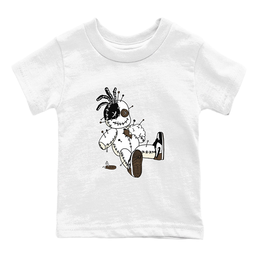 Voodoo Doll snkmatch Tees Kids - Air Jordan 1 Mocha