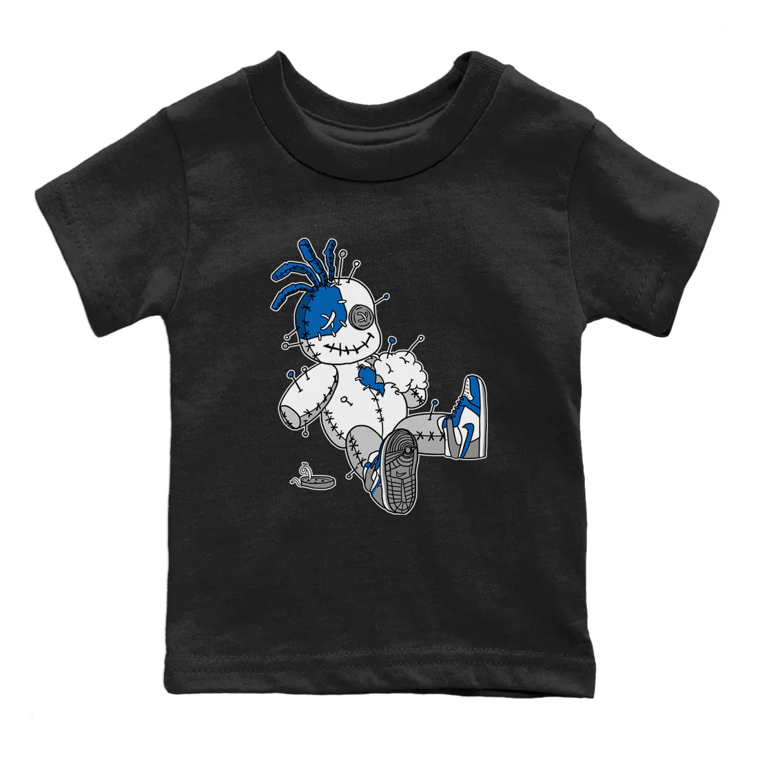 Voodoo Doll Kids Tops - Air Jordan 1 True Blue