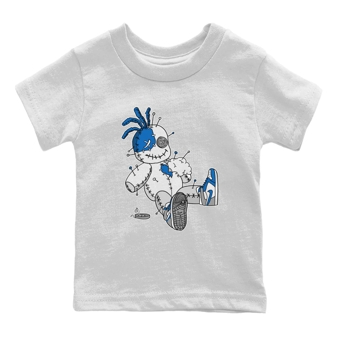 Voodoo Doll Kids Tops - Air Jordan 1 True Blue