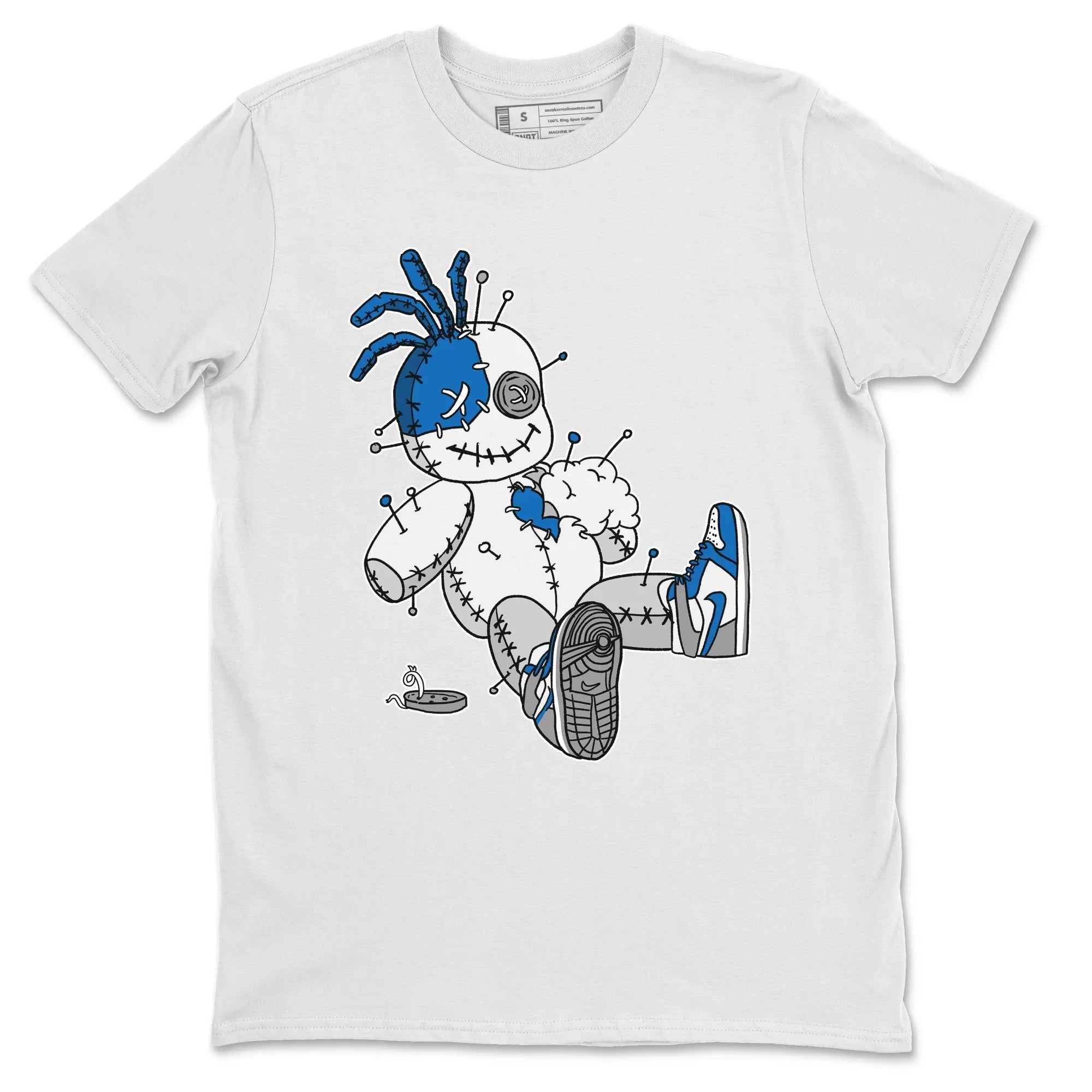 Voodoo Doll Unisex Tops - Air Jordan 1 True Blue