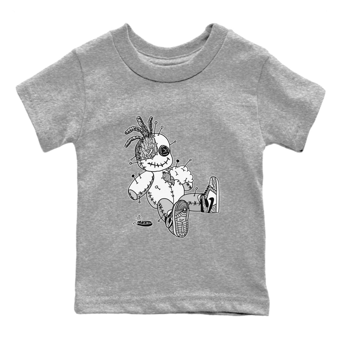 Voodoo Doll Kids Tops - Air Jordan 1 White Cement