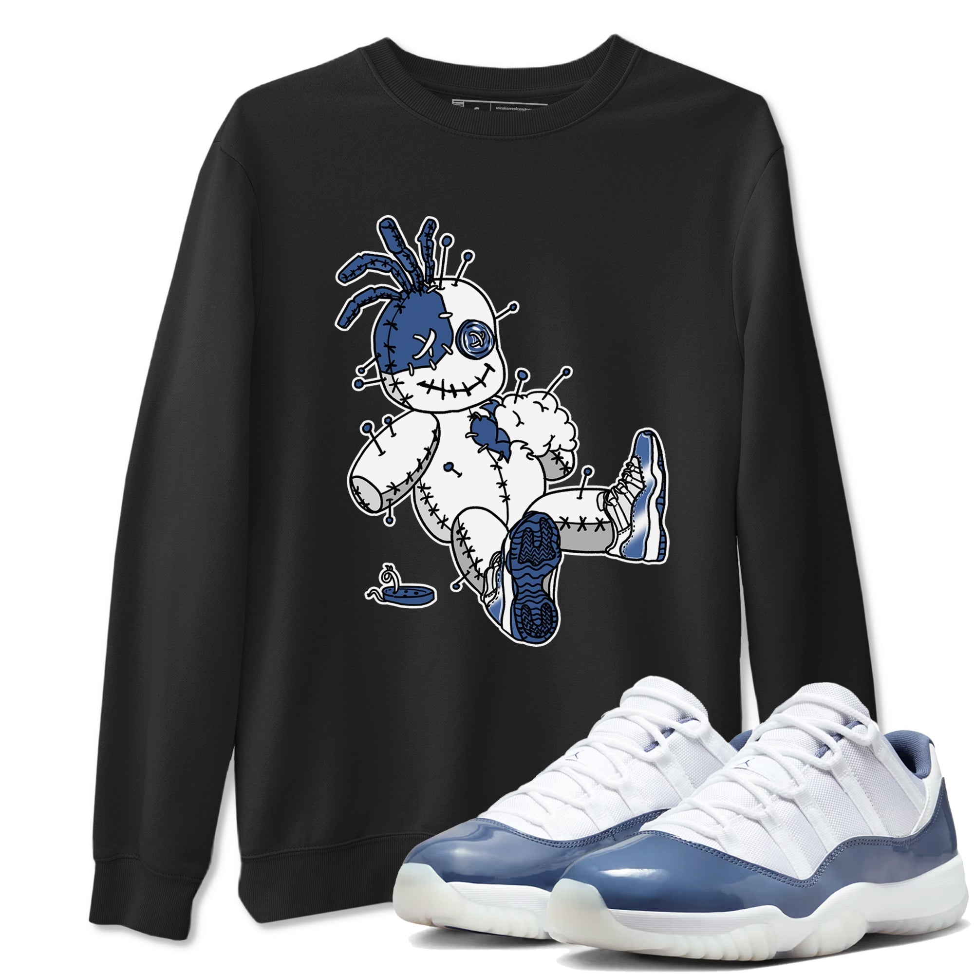 Voodoo Doll snkmatch Tees - Air Jordan 11 Diffused Blue