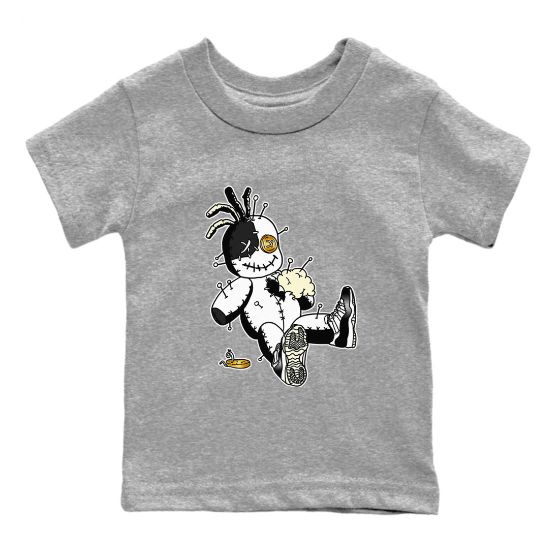 Voodoo Doll snkmatch Tees Kids - Air Jordan 11 Gratitude