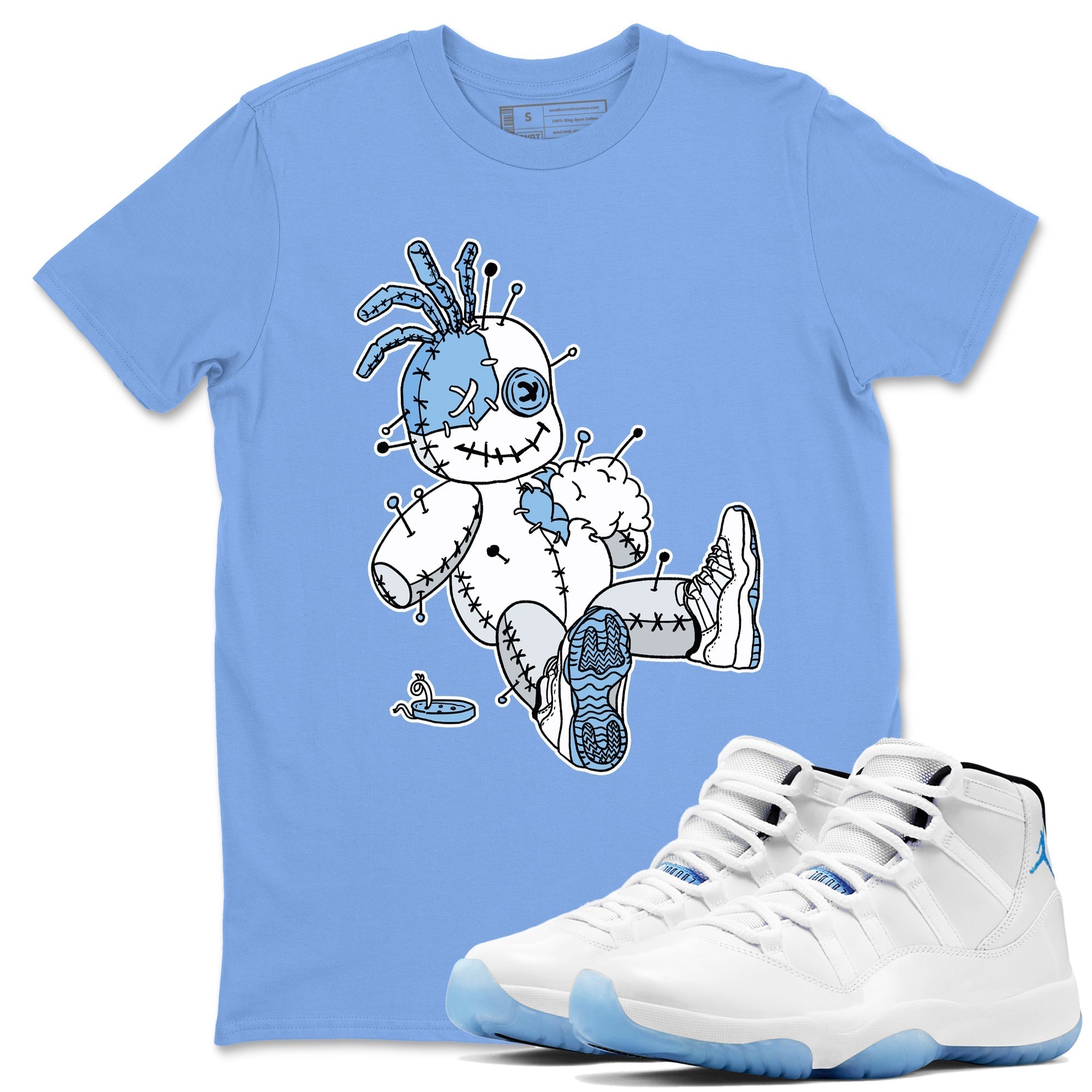 Voodoo Doll snkmatch Tees - Air Jordan 11 Legend Blue