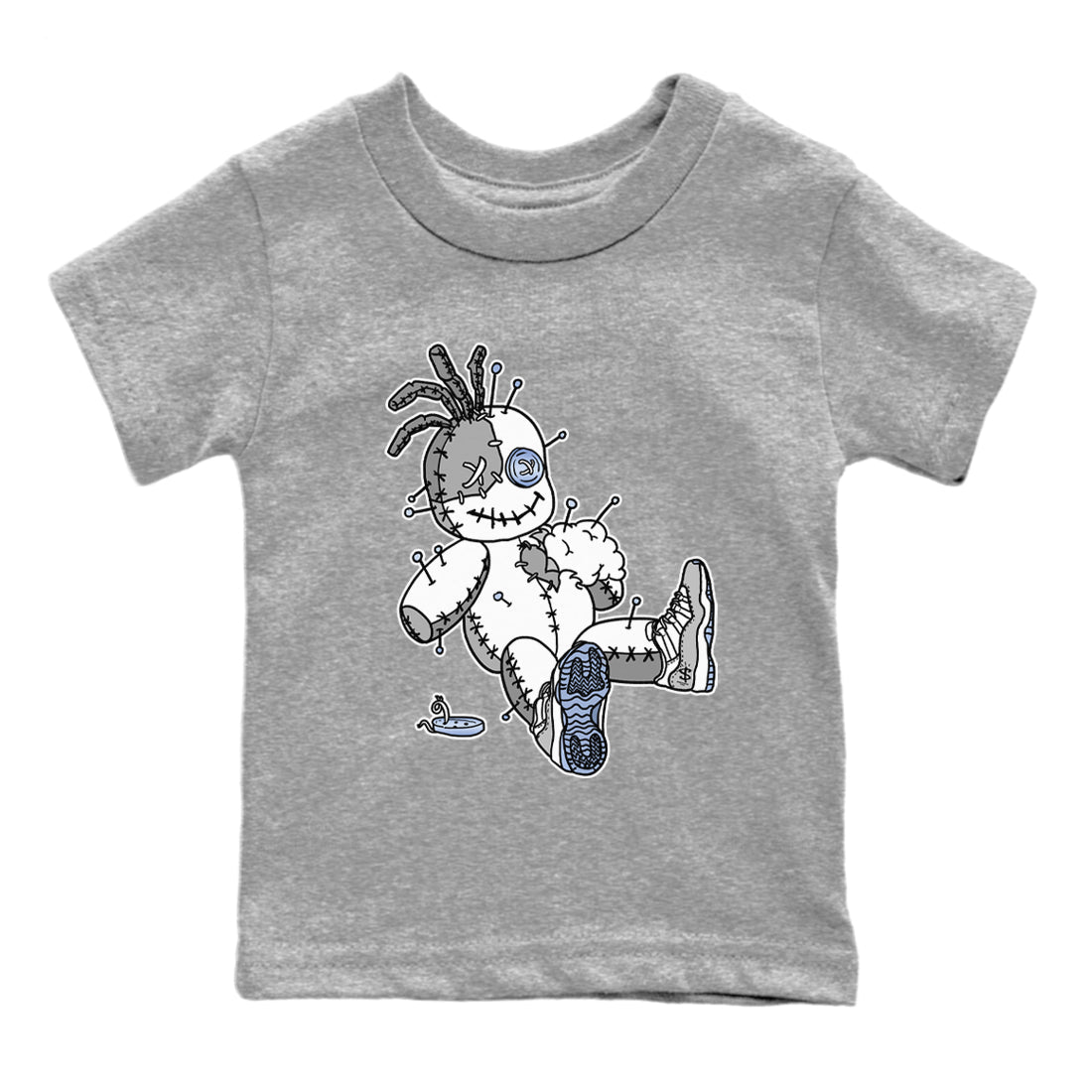 Voodoo Doll Kids Tops - Air Jordan 11 White Cement