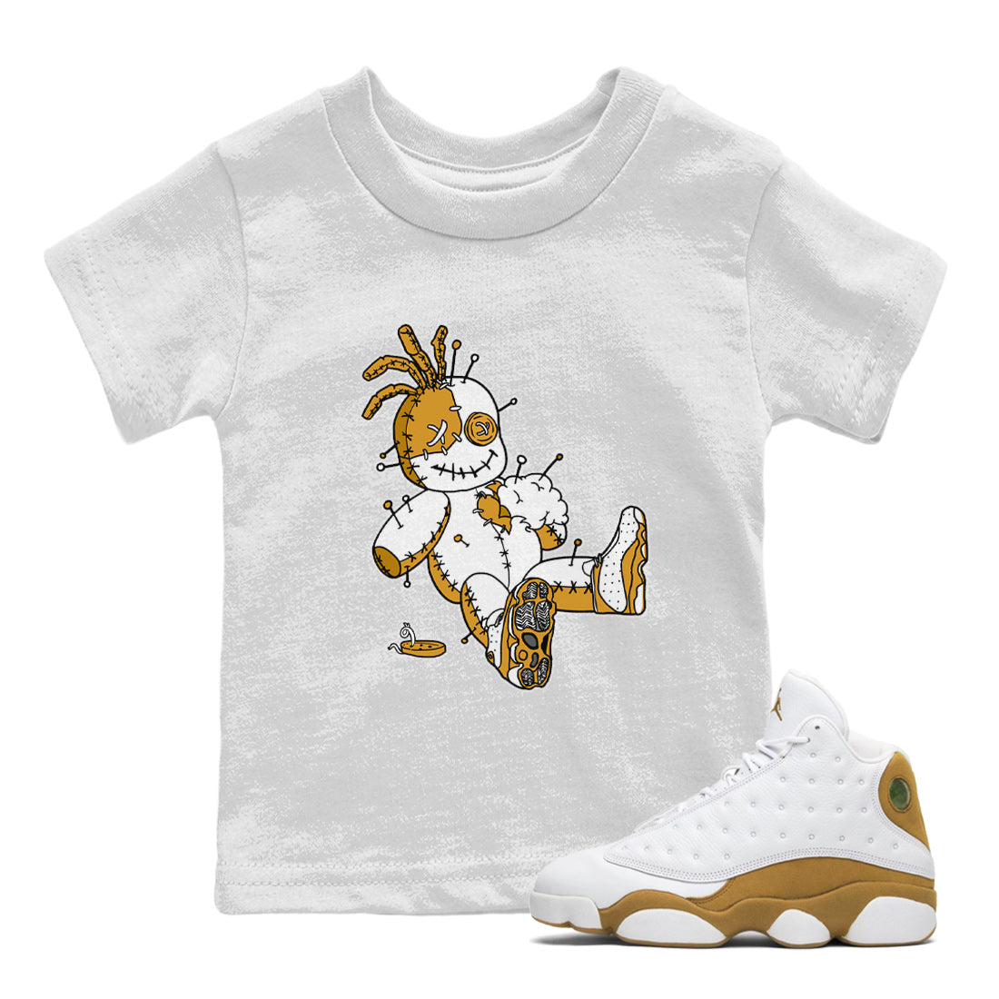 Voodoo Doll Kids Tops - Air Jordan 13 Wheat