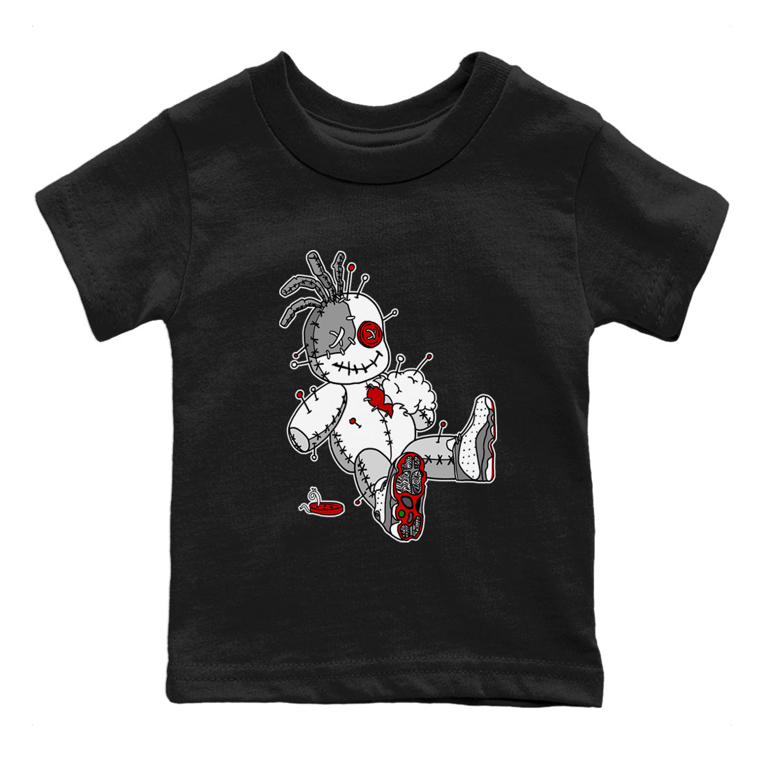 Voodoo Doll Kids Tops - Air Jordan 13 Wolf Grey