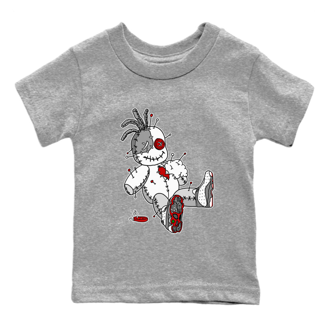 Voodoo Doll Kids Tops - Air Jordan 13 Wolf Grey