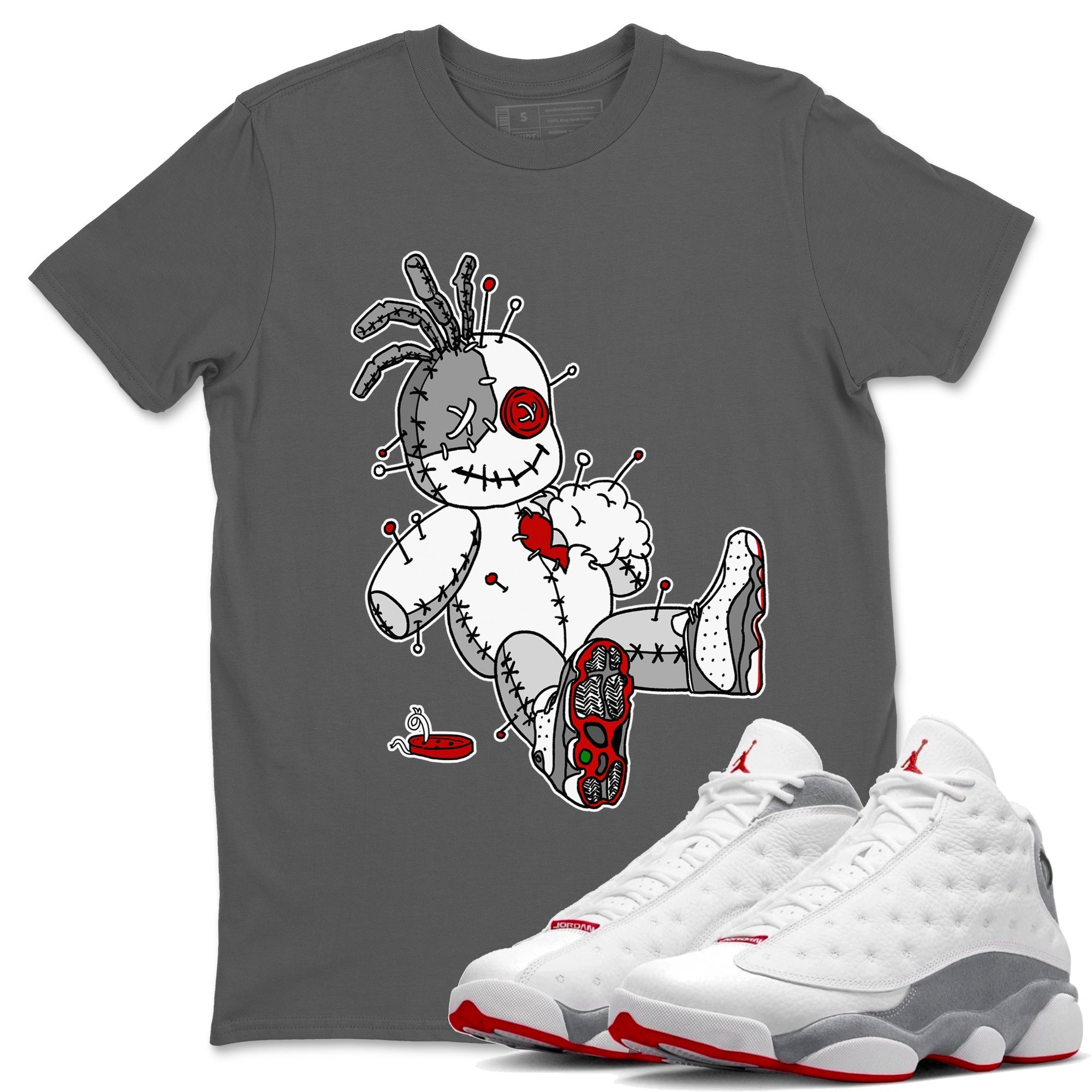 Voodoo Doll Unisex Tops - Air Jordan 13 Wolf Grey