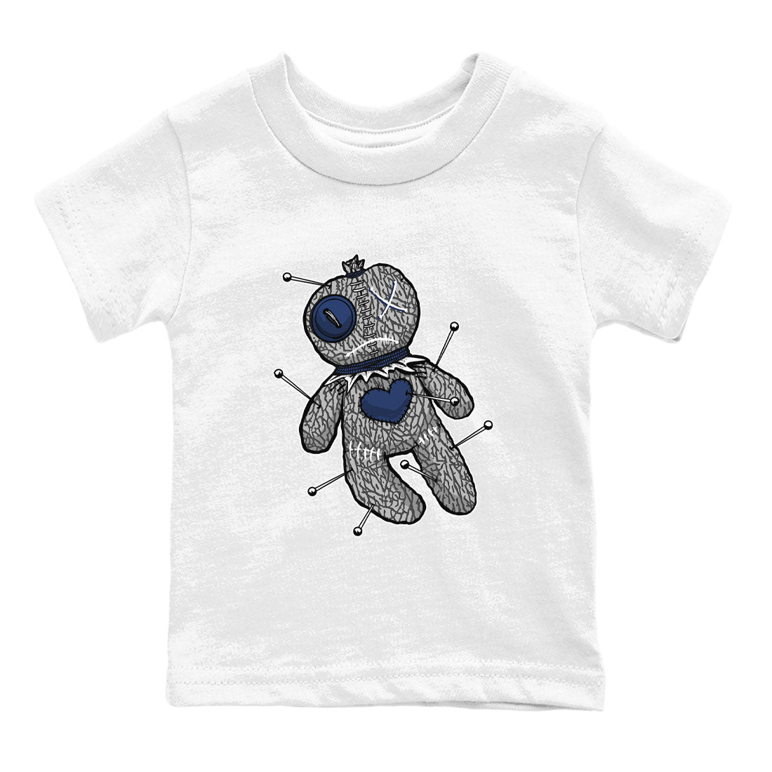 Voodoo Doll snkmatch Tees Kids - Air Jordan 3 Midnight Navy 2023