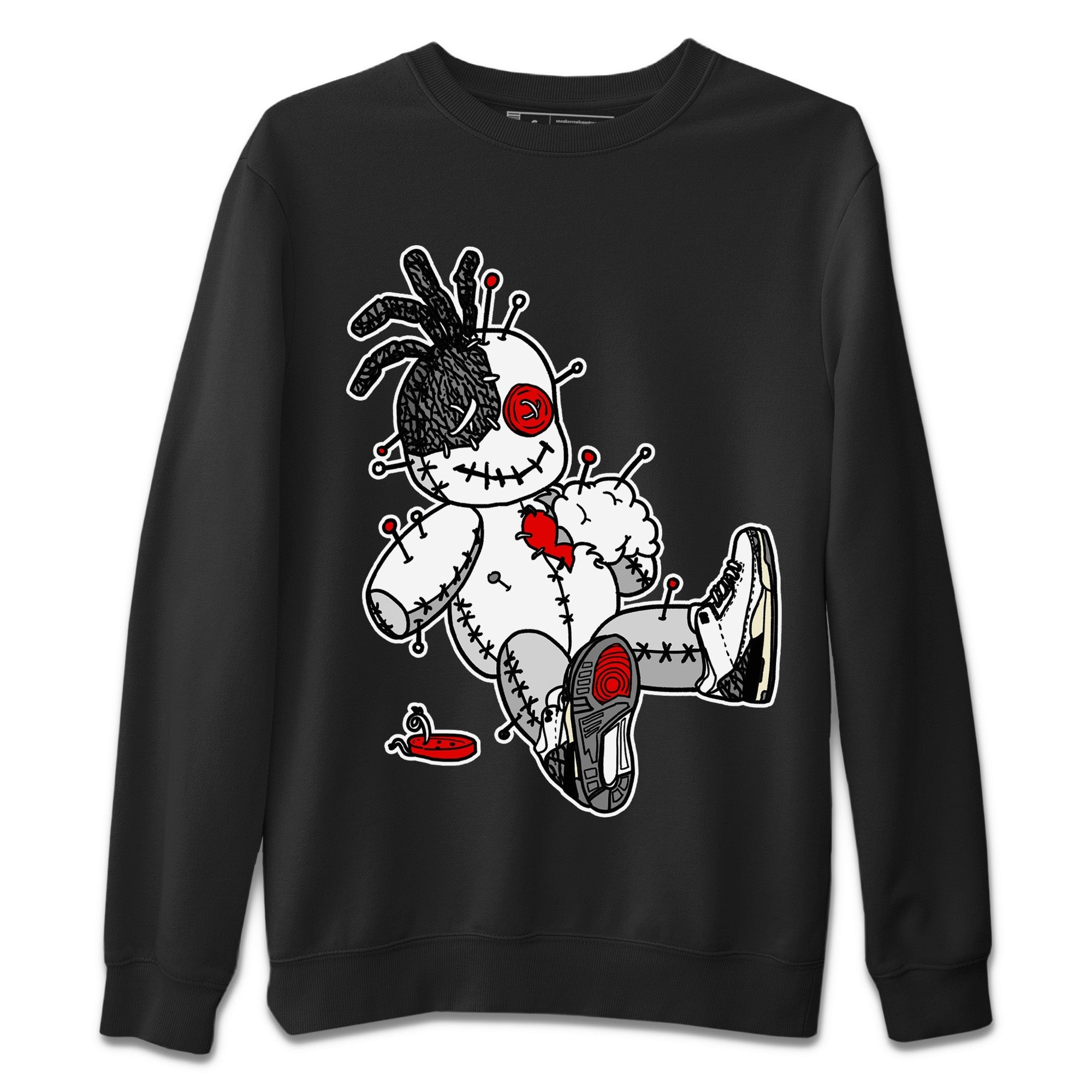 Voodoo Doll Unisex Tops - Air Jordan 3 White Cement