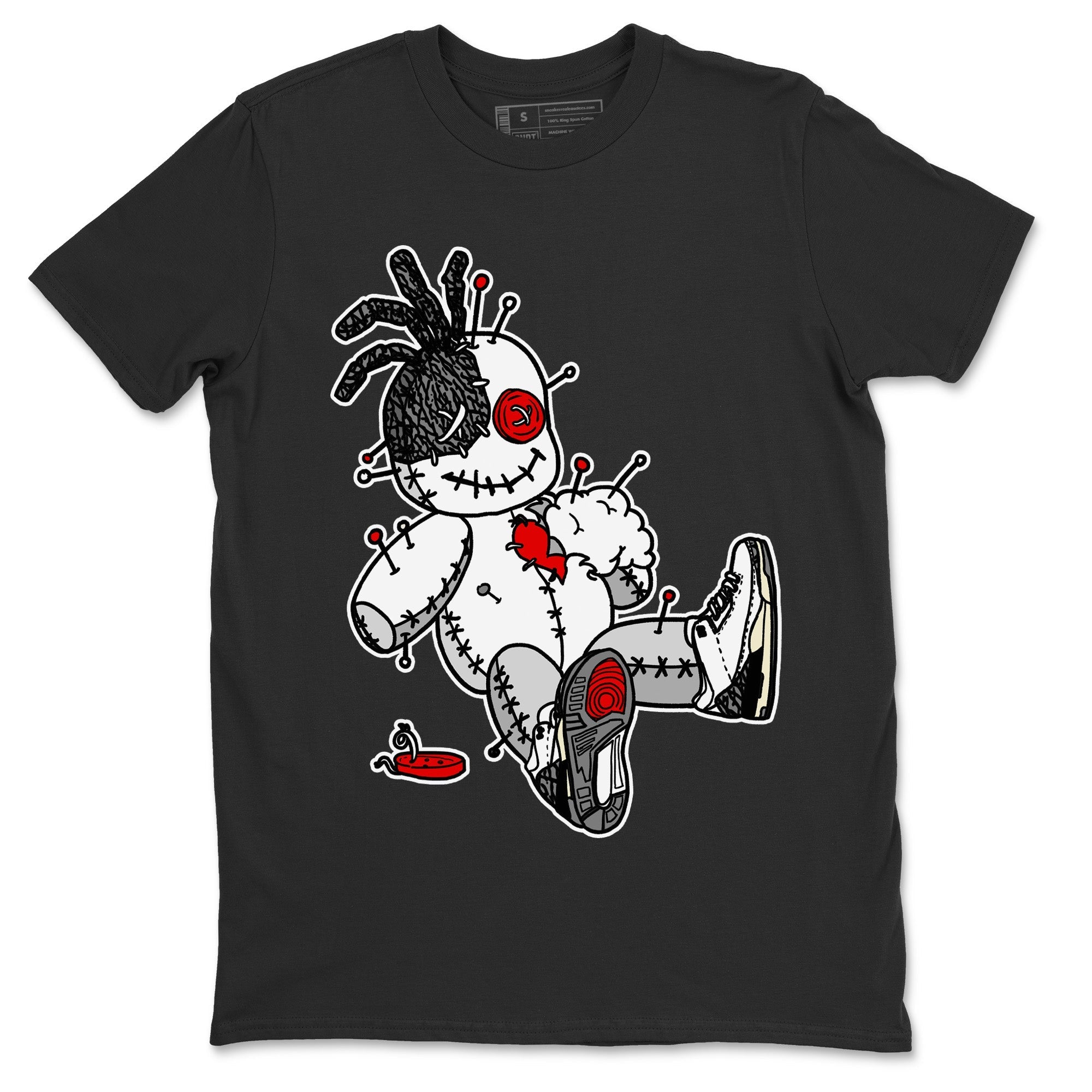 Voodoo Doll Unisex Tops - Air Jordan 3 White Cement