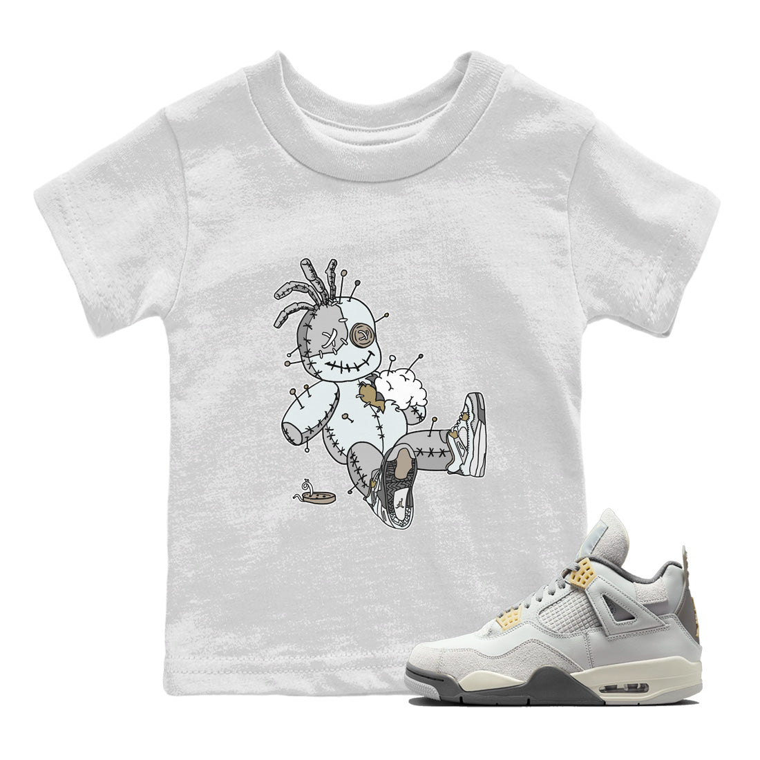 Voodoo Doll Kids Tops - Air Jordan 4 Craft