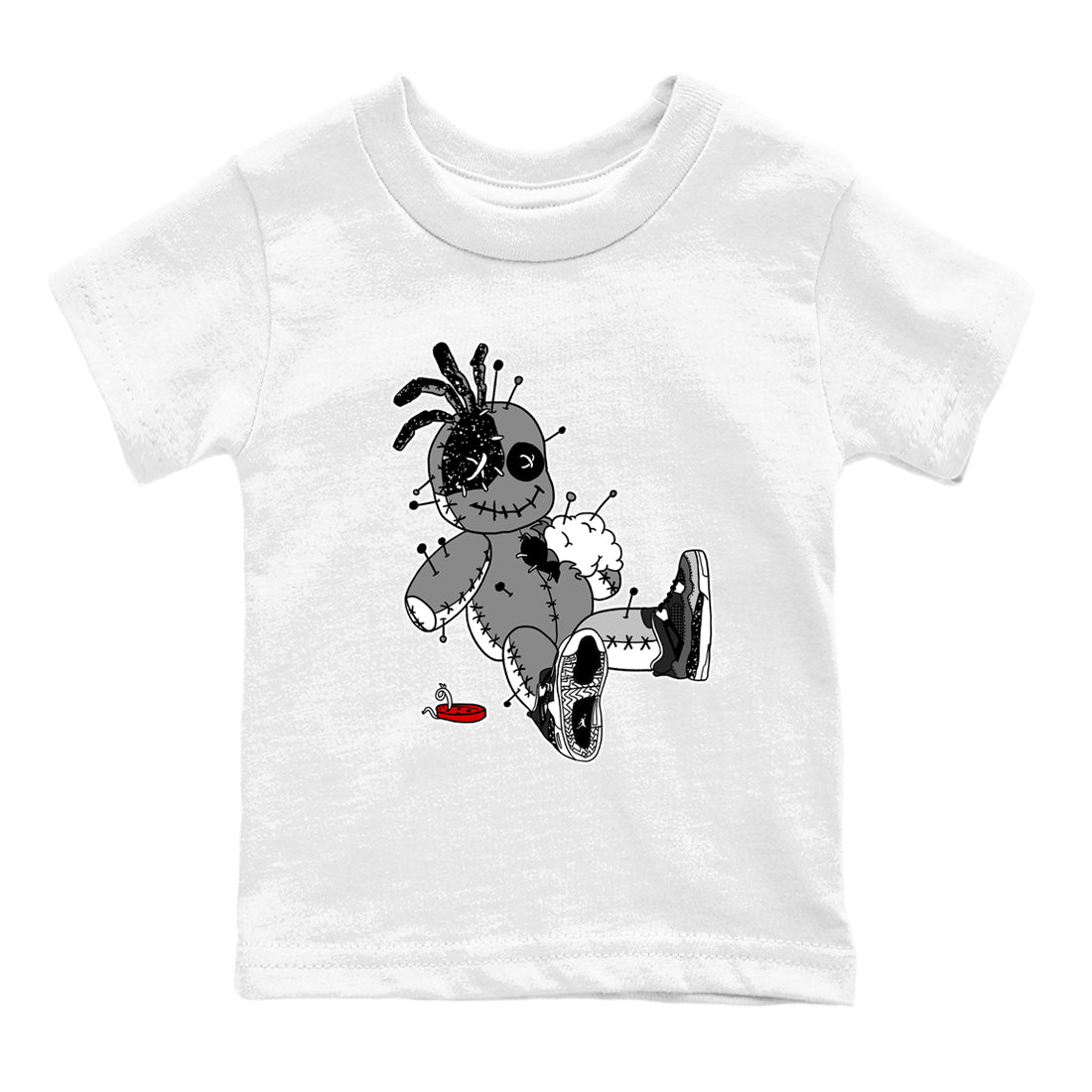 Voodoo Doll snkmatch Tees Kids - Air Jordan 4 Fear