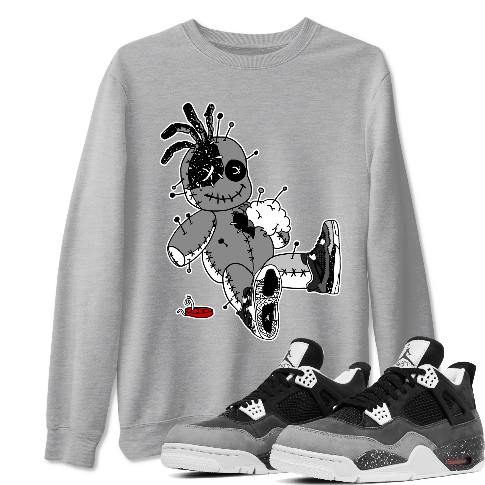 Voodoo Doll snkmatch Tees - Air Jordan 4 Fear