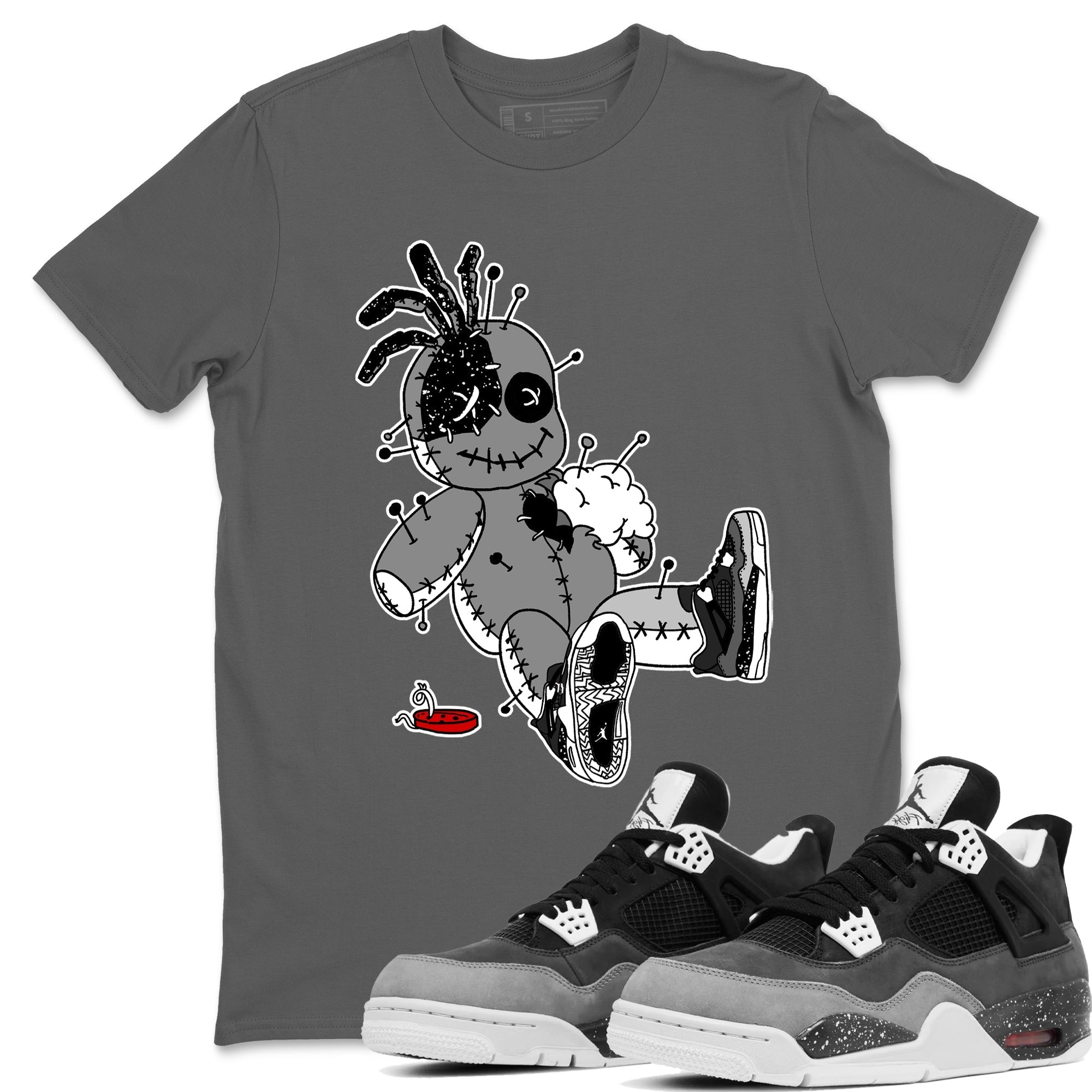 Voodoo Doll snkmatch Tees - Air Jordan 4 Fear