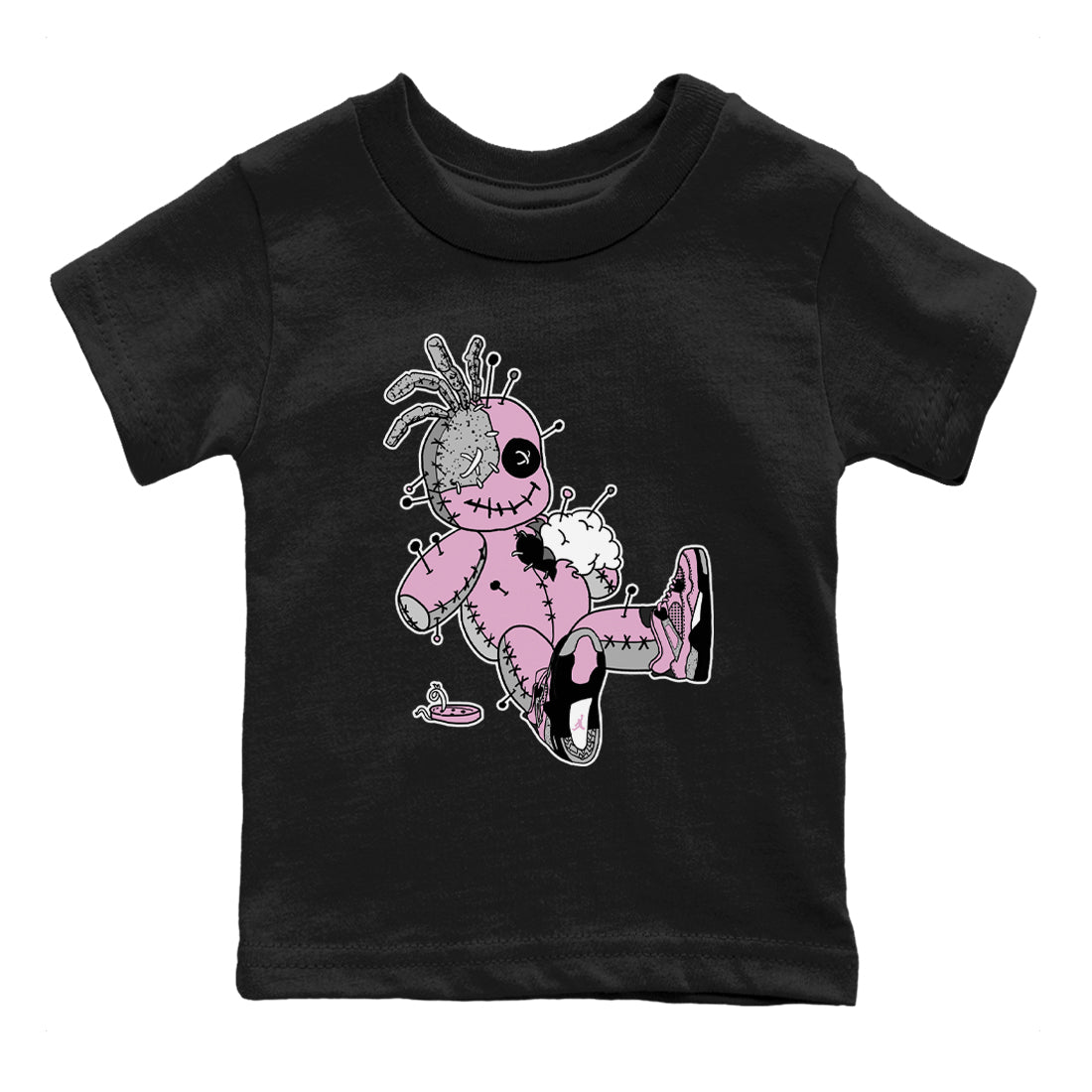 Voodoo Doll snkmatch Tees Kids - Air Jordan 4 Orchid