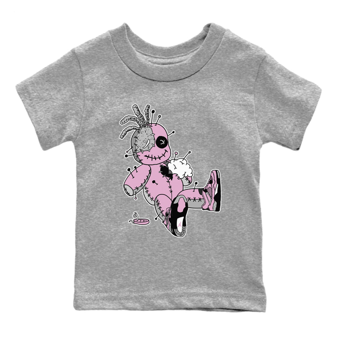 Voodoo Doll snkmatch Tees Kids - Air Jordan 4 Orchid