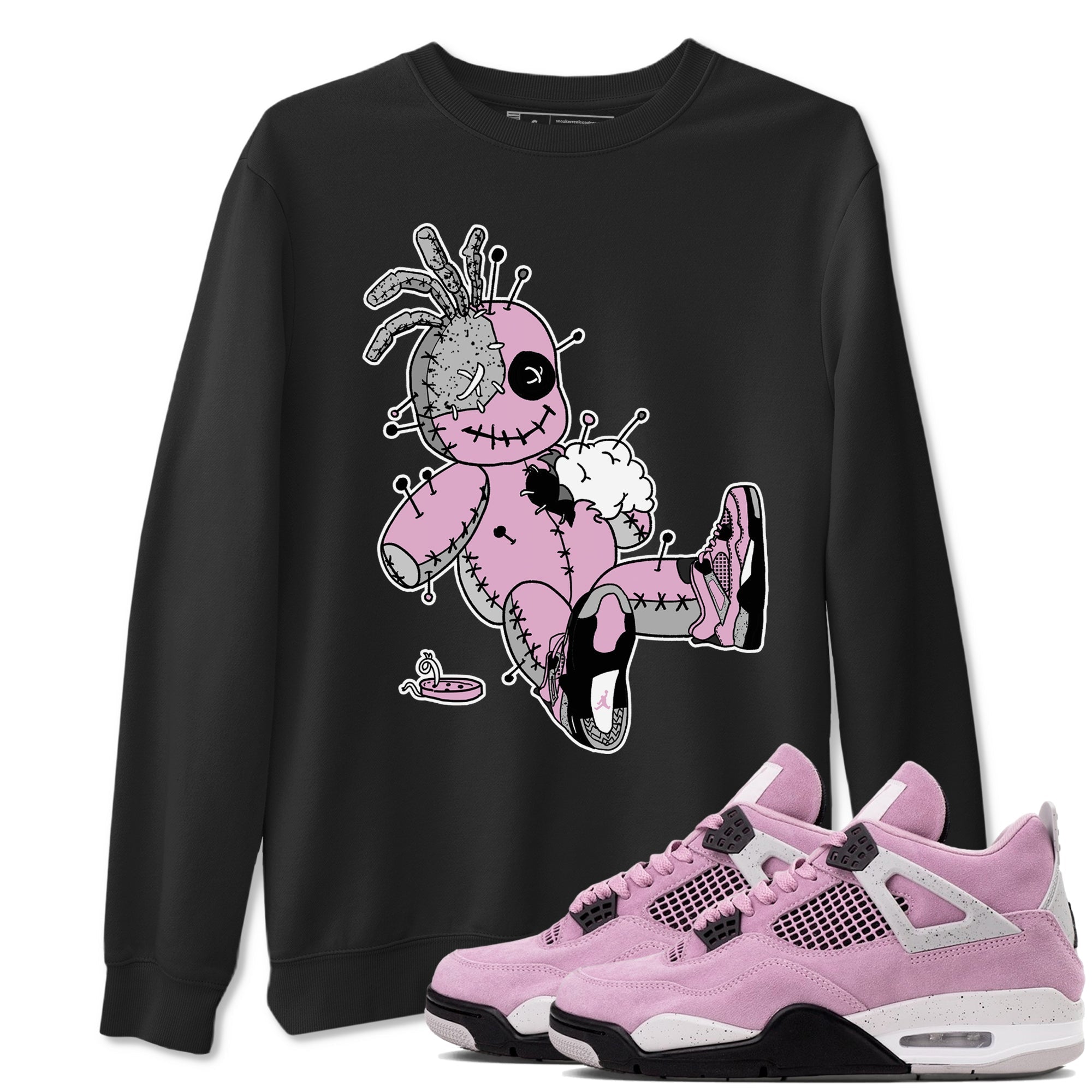 Voodoo Doll snkmatch Tees - Air Jordan 4 Orchid
