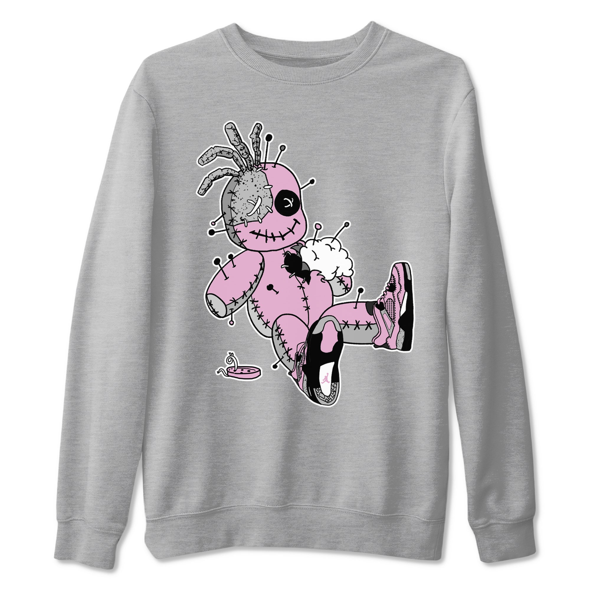 Voodoo Doll snkmatch Tees - Air Jordan 4 Orchid