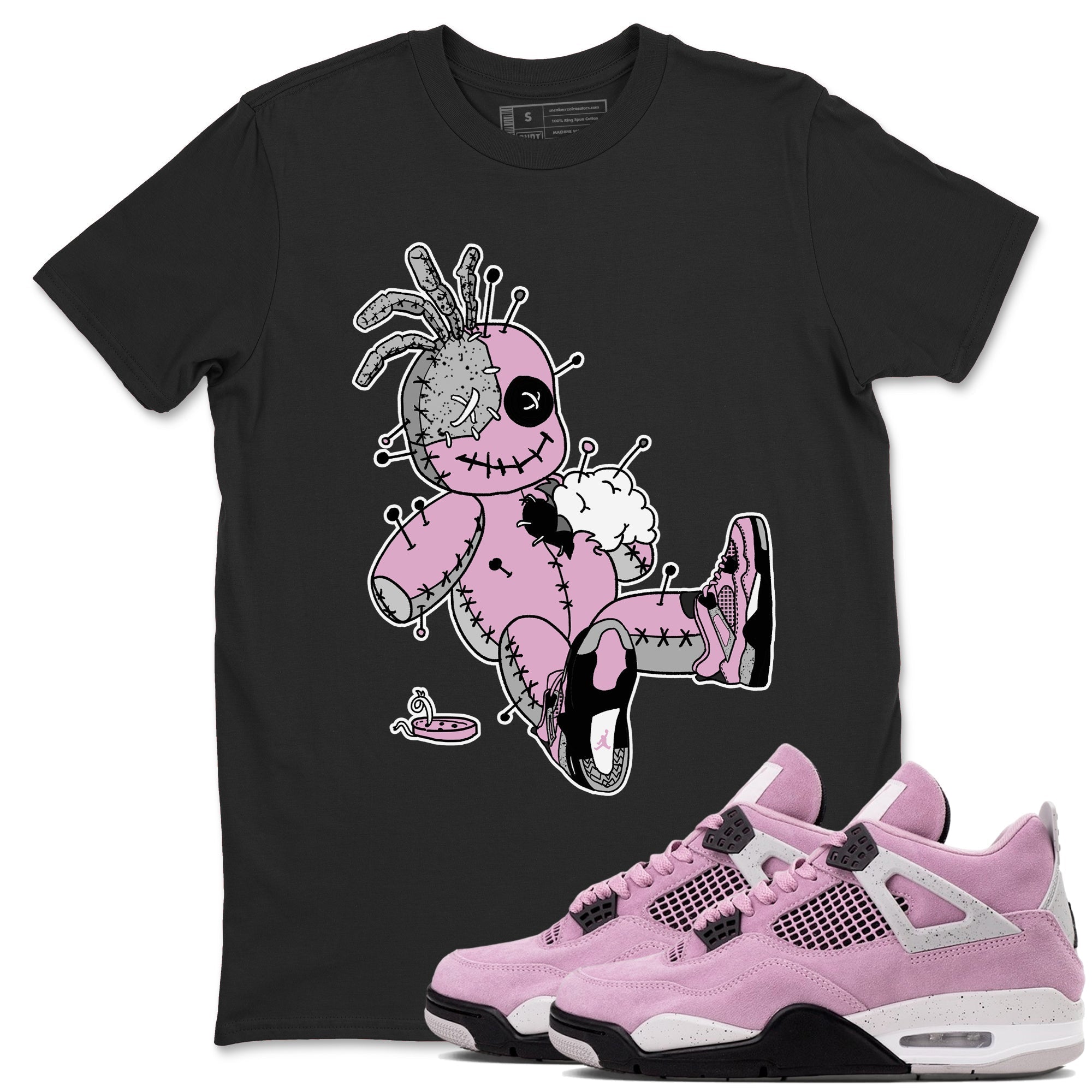 Voodoo Doll snkmatch Tees - Air Jordan 4 Orchid