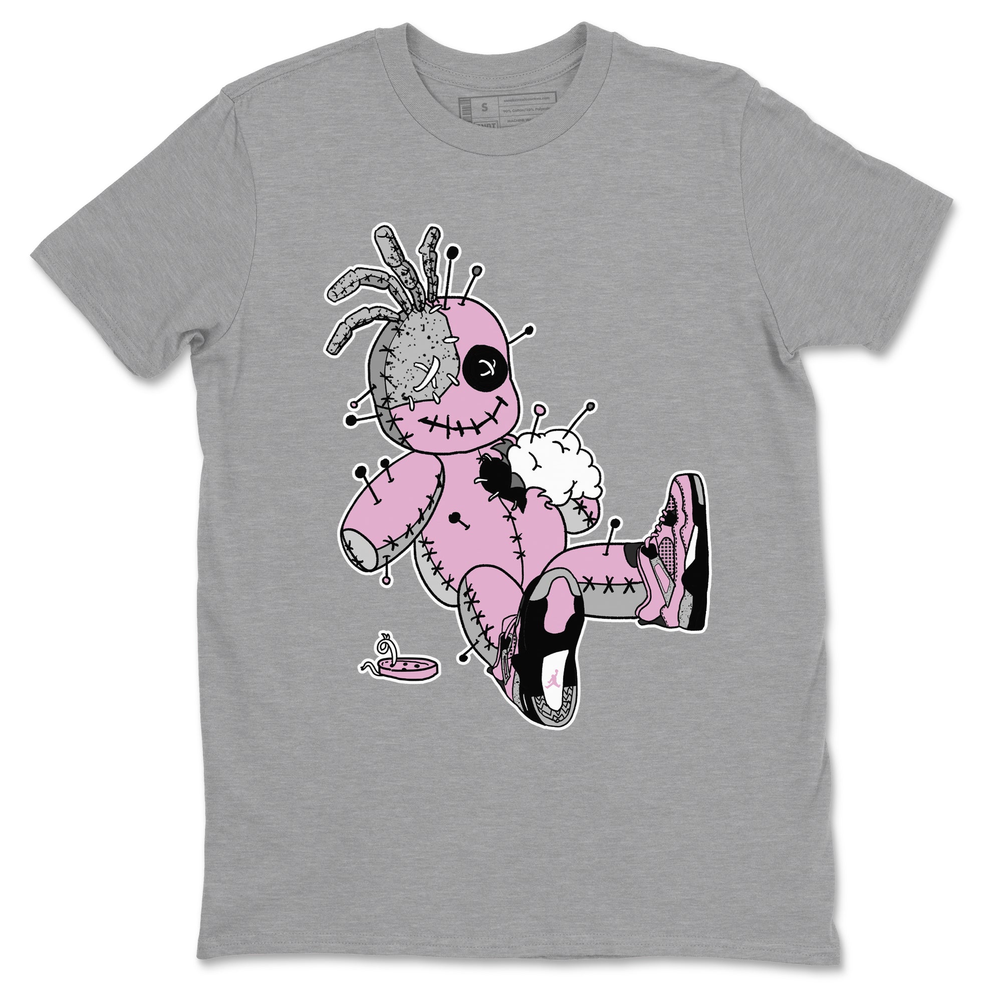 Voodoo Doll snkmatch Tees - Air Jordan 4 Orchid