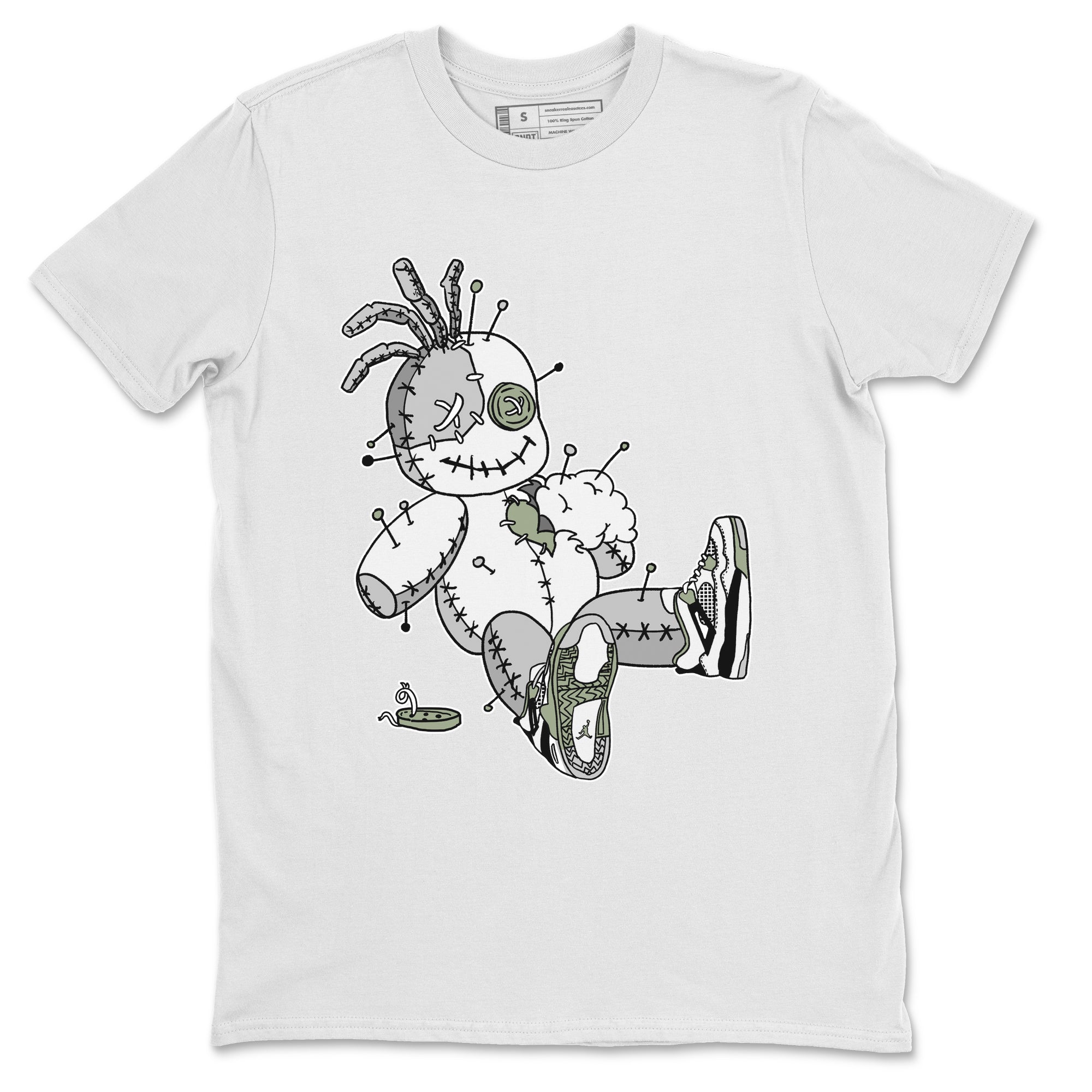 Voodoo Doll Unisex Tops - Air Jordan 4 Seafoam
