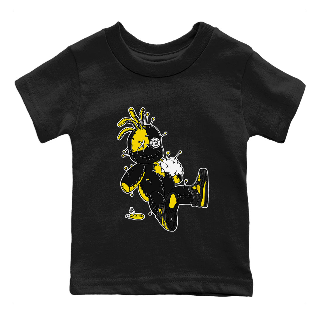 Voodoo Doll Kids Tops - Air Jordan 4 Thunder