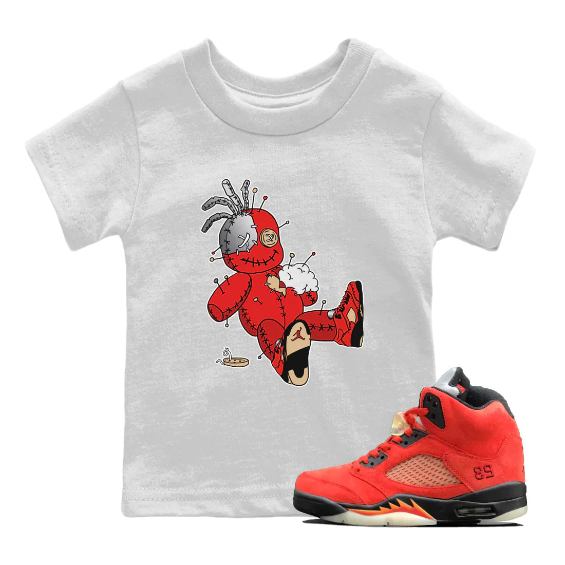 Voodoo Doll Kids Tops - Air Jordan 5 Mars For Her