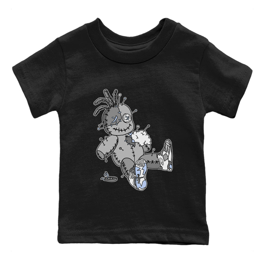 Voodoo Doll Kids Tops - Air Jordan 6 Cool Grey