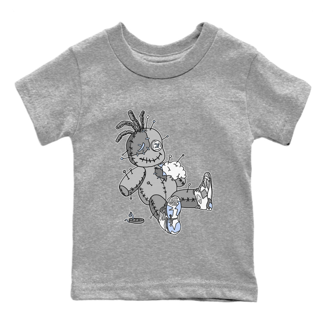 Voodoo Doll Kids Tops - Air Jordan 6 Cool Grey