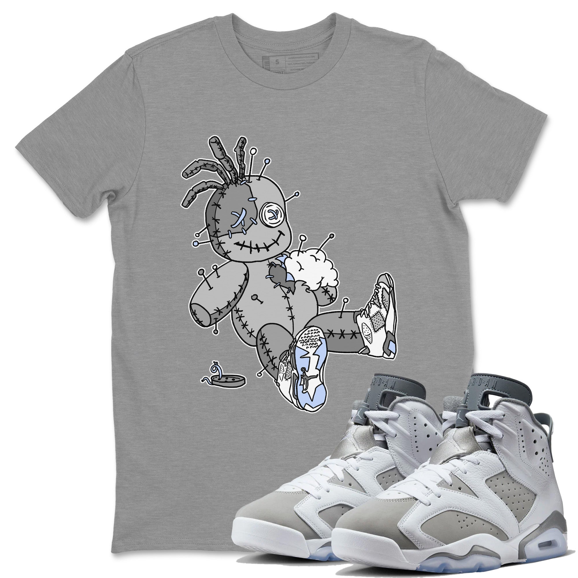 Voodoo Doll Unisex Tops - Air Jordan 6 Cool Grey