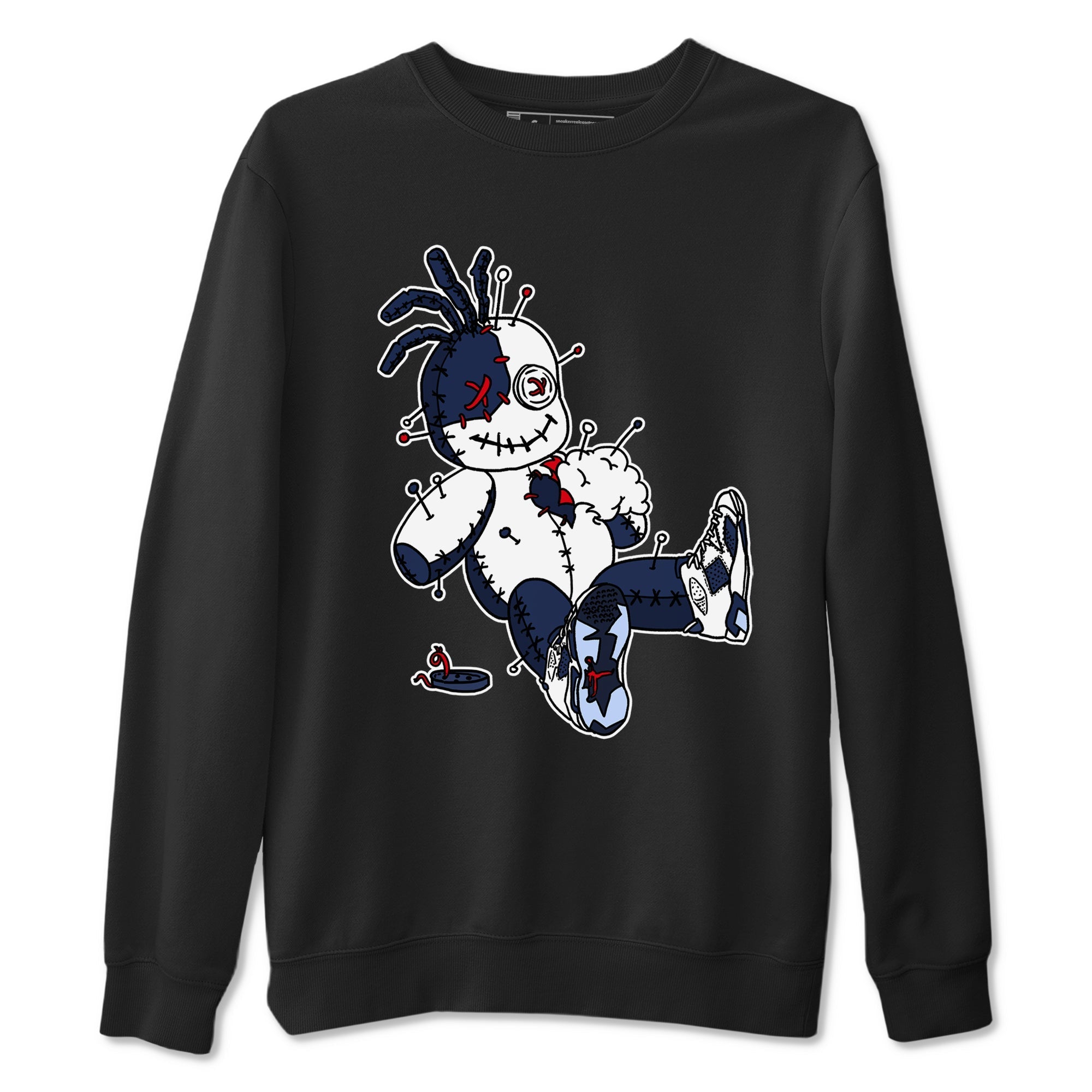 Voodoo Doll snkmatch Tees - Air Jordan 6 White And Midnight Navy