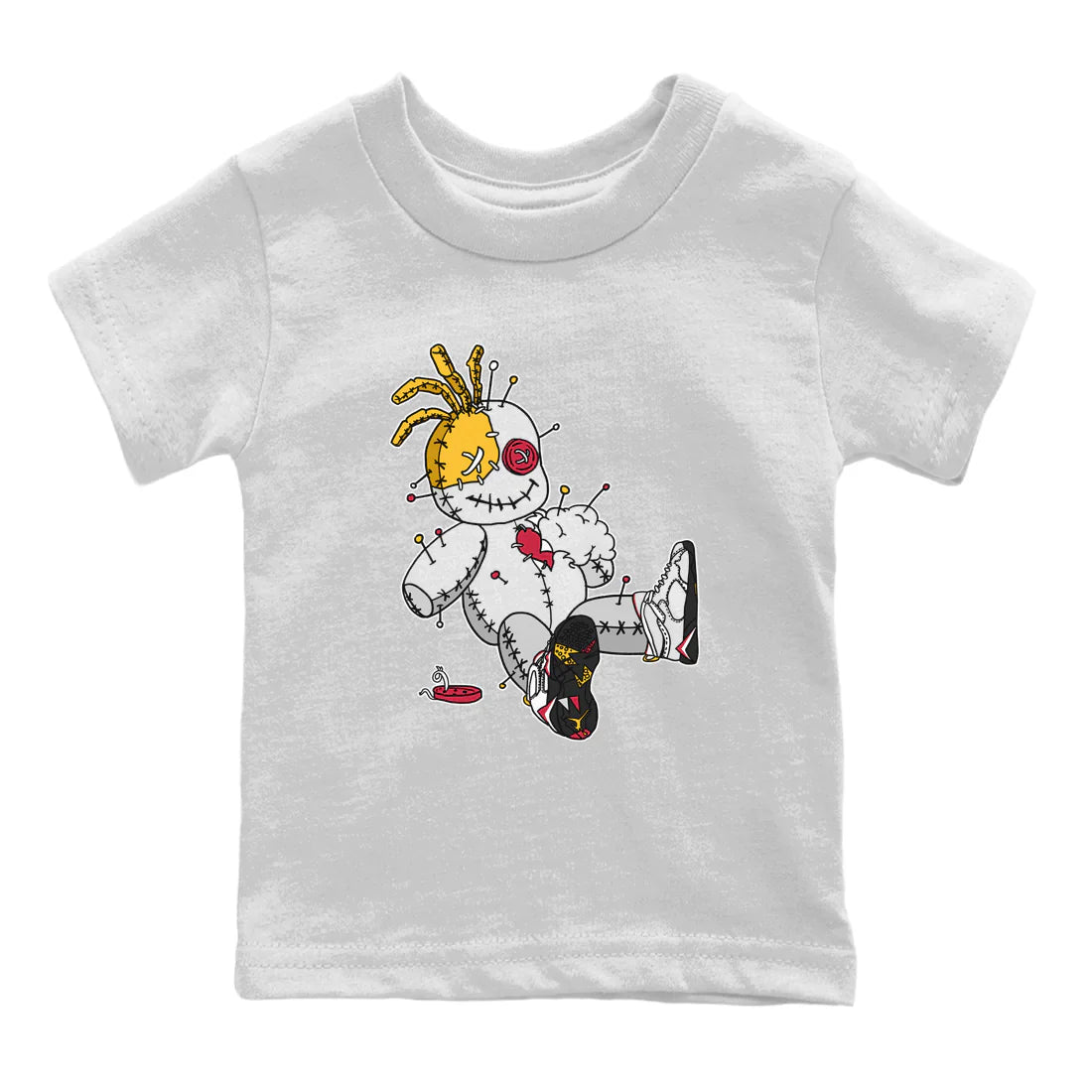 Voodoo Doll Kids Tops - Air Jordan 7 Cardinal