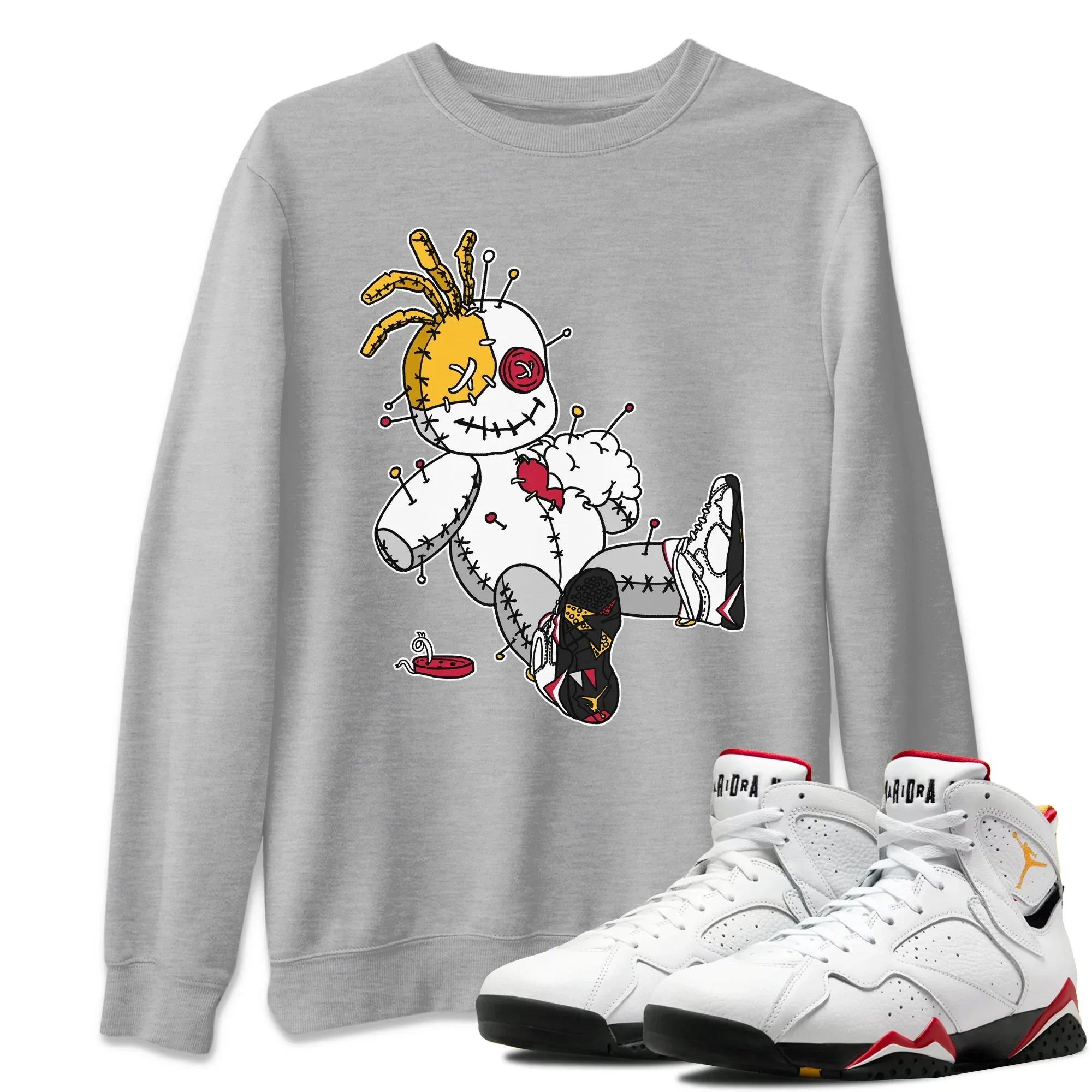 Voodoo Doll Unisex Tops - Air Jordan 7 Cardinal