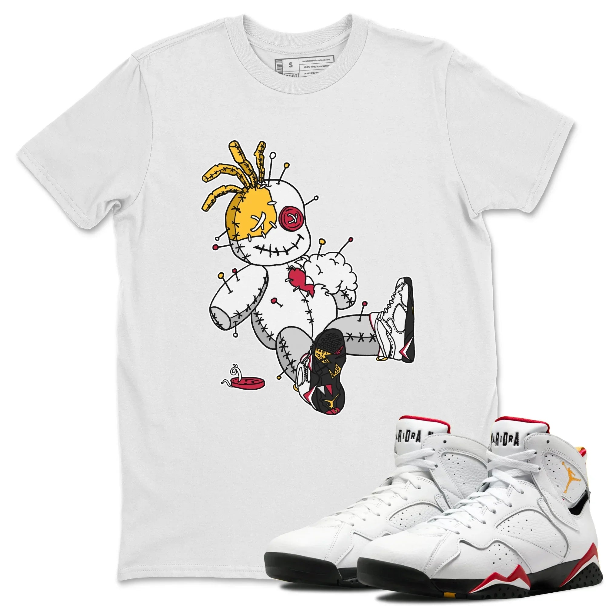 Voodoo Doll Unisex Tops - Air Jordan 7 Cardinal
