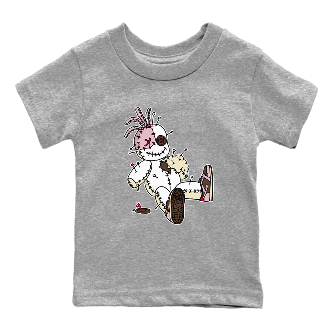 Voodoo Doll snkmatch Tees Kids - Dunk Cacao Wow And Pink Foam