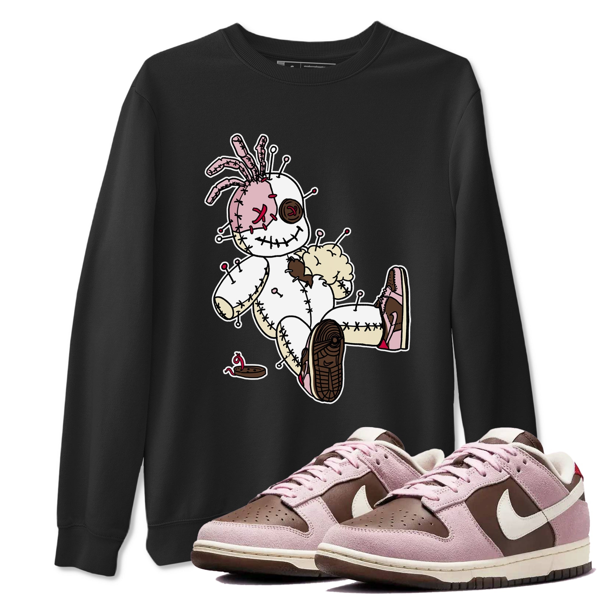 Voodoo Doll snkmatch Tees - Dunk Cacao Wow And Pink Foam