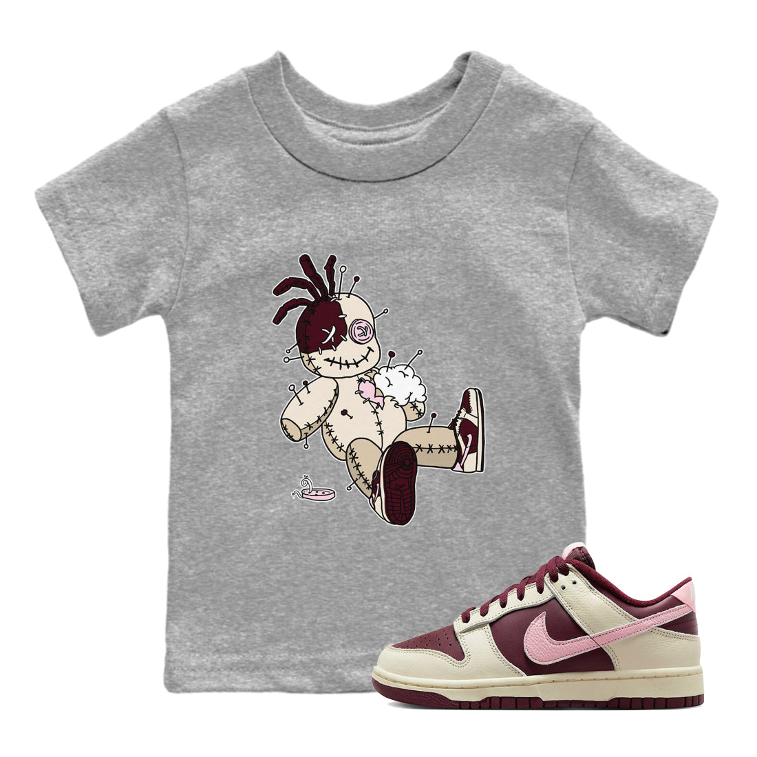 Voodoo Doll Kids Tops - Dunk Valentines Day