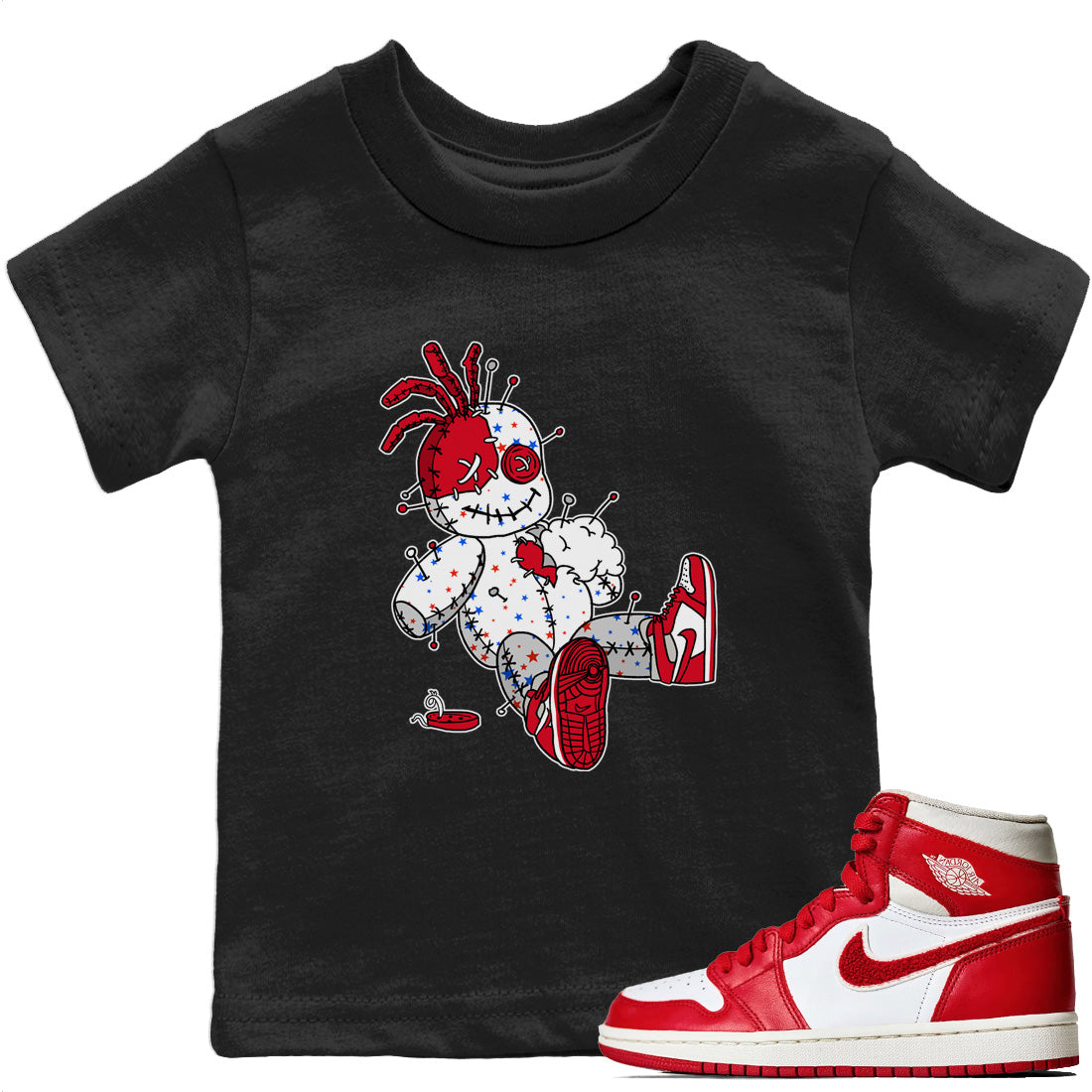 Voodoo Doll Kids Tops - Air Jordan 1 Newstalgia