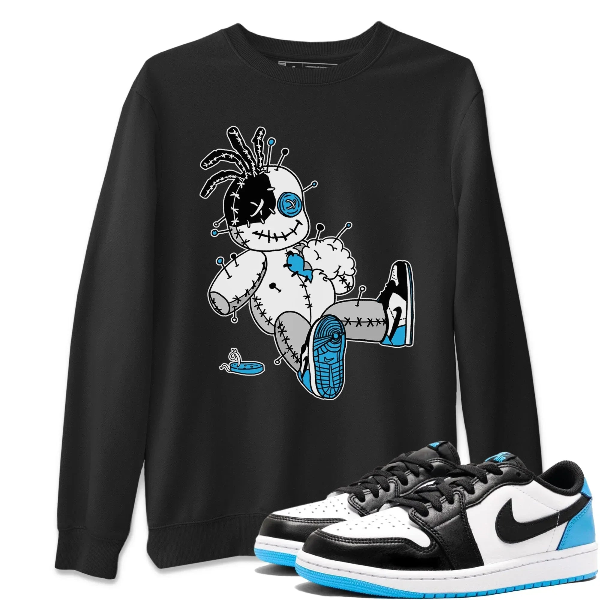 Voodoo Doll Unisex Tops - Air Jordan 1 Powder Blue