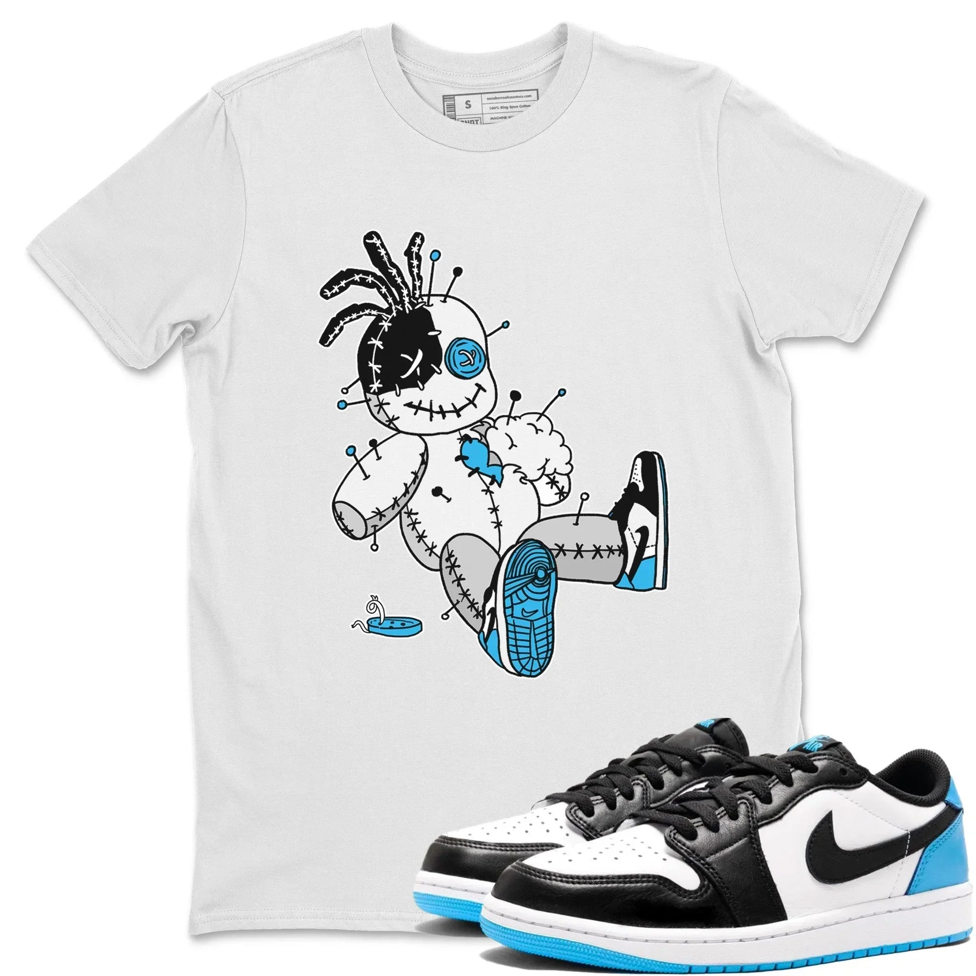 Voodoo Doll Unisex Tops - Air Jordan 1 Powder Blue