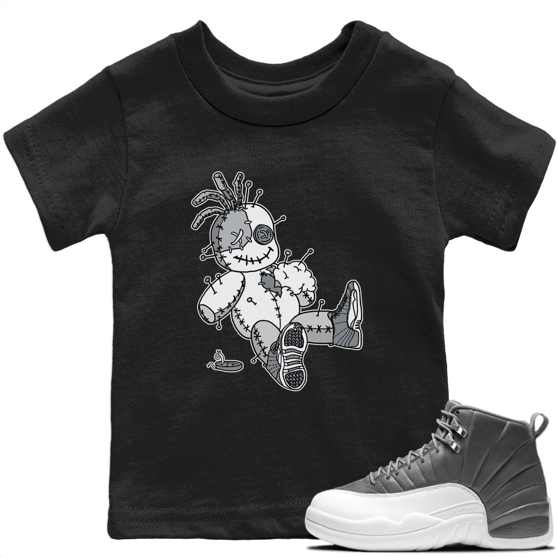 Voodoo Doll Kids Tops - Air Jordan 12 Stealth