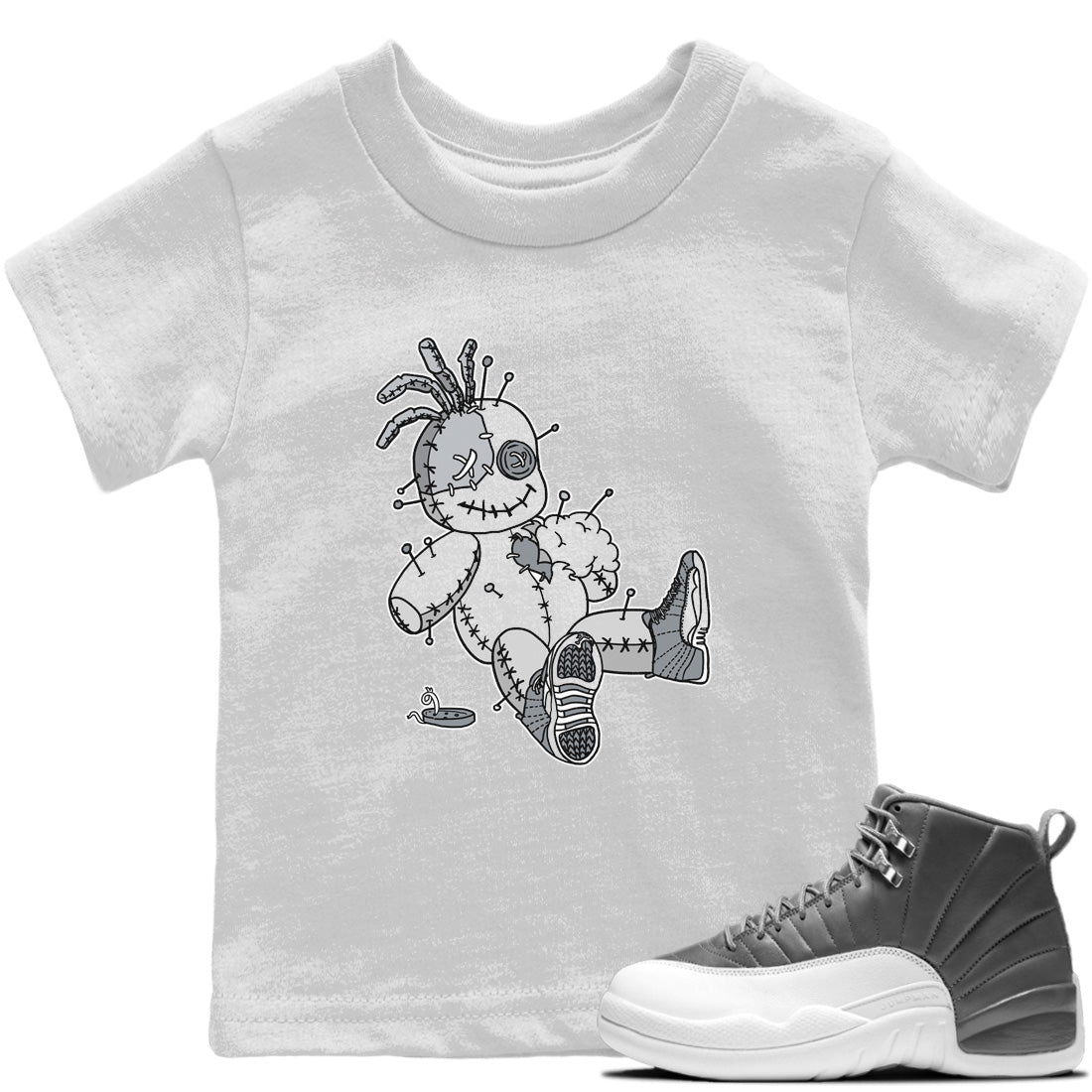 Voodoo Doll Kids Tops - Air Jordan 12 Stealth