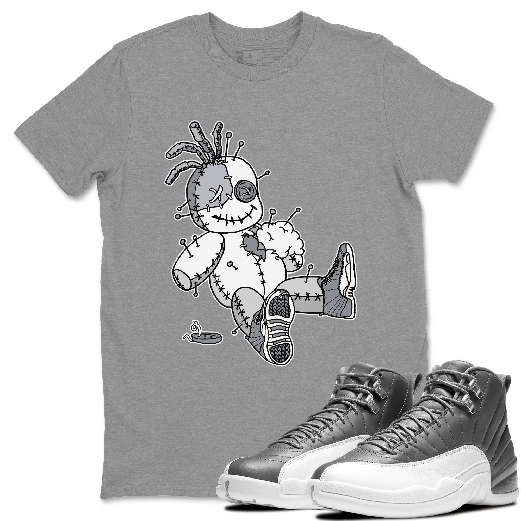 Voodoo Doll Unisex Tops - Air Jordan 12 Stealth