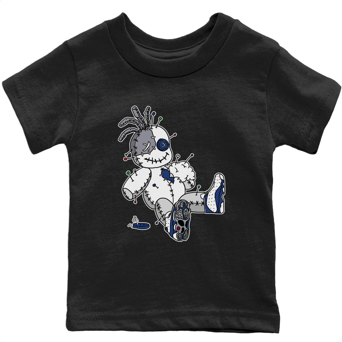 Voodoo Doll Kids Tops - Air Jordan 13 French Blue